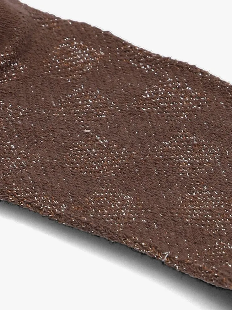 taupe becksondergaard sokken quinis glitter socks