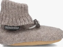 taupe bergstein pantoffels cozy baby