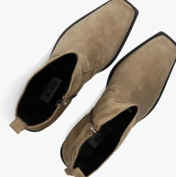 taupe blasz enkellaarsjes 14