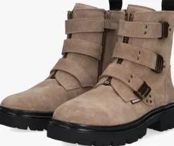 taupe braqeez biker boots mayke moxie