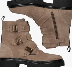 taupe braqeez biker boots mayke moxie