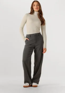 taupe calvin klein coltrui woven label roll neck