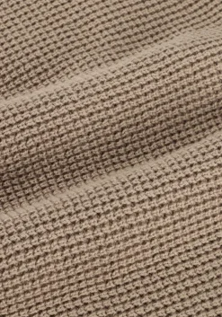 taupe calvin klein sweater monologo badge sweater