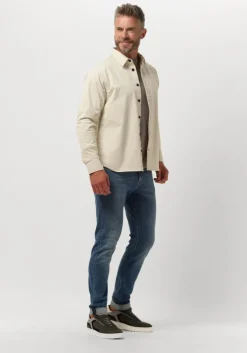 taupe calvin klein sweater monologo badge sweater