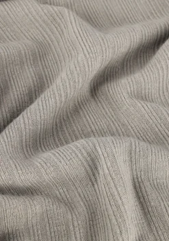 taupe calvin klein top warm texture rib mockneck top