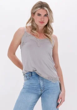 taupe cc heart top lace top