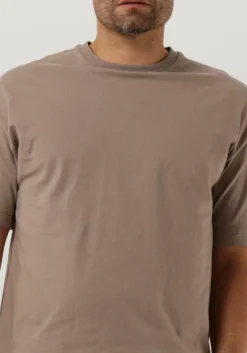 taupe drykorn t-shirt tommy 522090