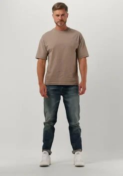 taupe drykorn t-shirt tommy 522090
