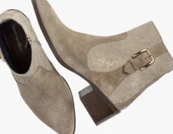 taupe floris van bommel enkelboots sfw-50065 evi
