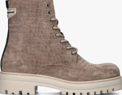 taupe floris van bommel enkellaarsjes wonki 11.02