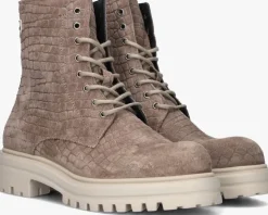 taupe floris van bommel enkellaarsjes wonki 11.02