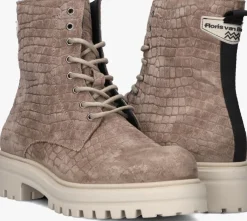 taupe floris van bommel enkellaarsjes wonki 11.02