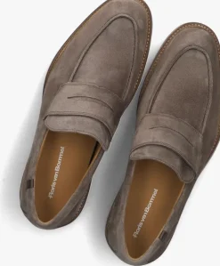 taupe floris van bommel loafers sfm-40021