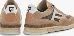 taupe floris van bommel lage sneakers sfm-10153 de runner