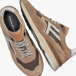 taupe floris van bommel lage sneakers sfm-10153 de runner