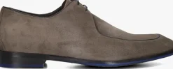 taupe floris van bommel nette schoenen sfm-30325 de stapper