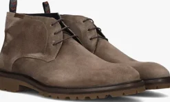 taupe floris van bommel nette schoenen sfm-50082 sturdi