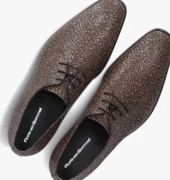 taupe floris van bommel nette schoenen sfm-30262