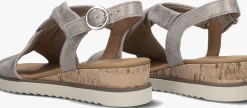 taupe gabor sandalen met hak 751.1