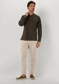 taupe gentiluomo overshirt s9310-969