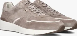 taupe greve lage sneakers walker h
