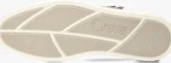 taupe greve lage sneakers wave