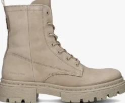 taupe g-star raw veterboots kafey hgh lace nub w
