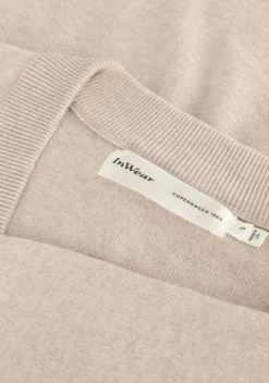 taupe inwear trui fosteriw v-neck