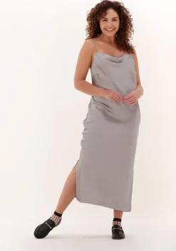 taupe just female midi jurk rich dress