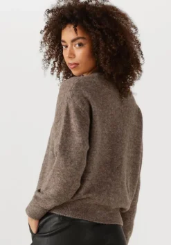 taupe knit-ted vest britney