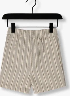 taupe lil' atelier korte broek nmmfrede stripe loose shorts lil