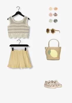 taupe lil' atelier zonnebril nmffloress sunglasses lil