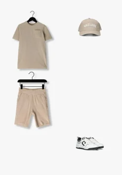 taupe malelions t-shirt towelling t-shirt