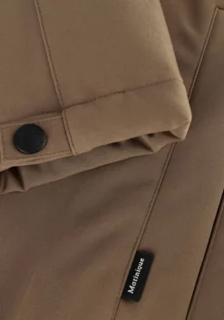 taupe matinique gewatteerde jas deston