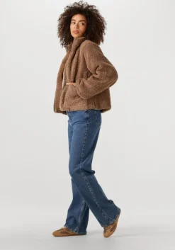 taupe neo noir teddy jas effa teddy jacket