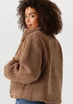 taupe neo noir teddy jas effa teddy jacket