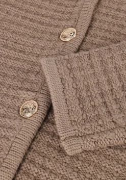 taupe neo noir vest limone knit jacket