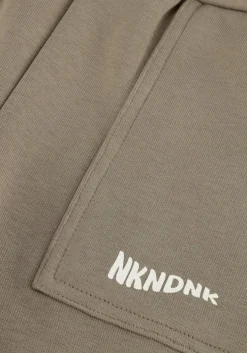 taupe nik & nik broeken rocco sweatshorts