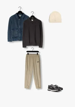 taupe nik & nik pantalon carson pants