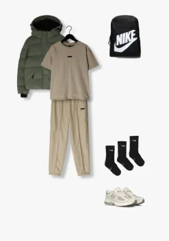 taupe nik & nik pantalon carson pants