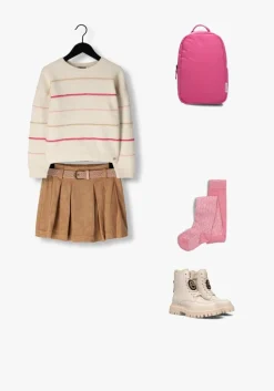 taupe nono minirok sella suede skort