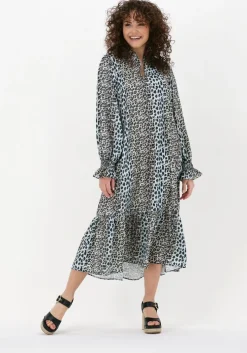 taupe notes du nord midi jurk claire dress