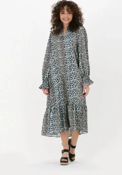 taupe notes du nord midi jurk claire dress