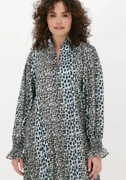 taupe notes du nord midi jurk claire dress