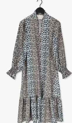 taupe notes du nord midi jurk claire dress