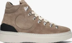 taupe nubikk hoge sneakers jonah aztec