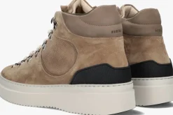 taupe nubikk hoge sneakers jonah aztec