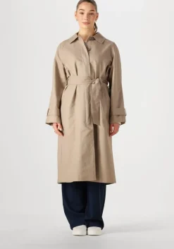 taupe object trenchcoats objvega l/s re long coat