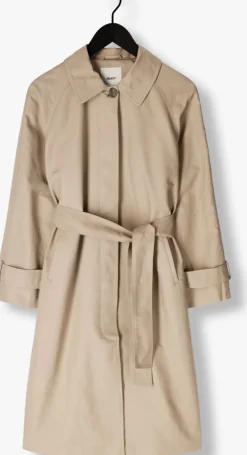 taupe object trenchcoats objvega l/s re long coat