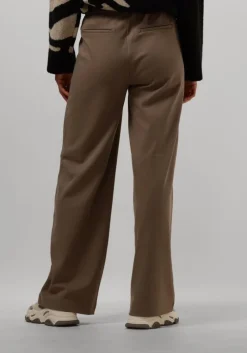 taupe object wijde broek objlisa wide pant